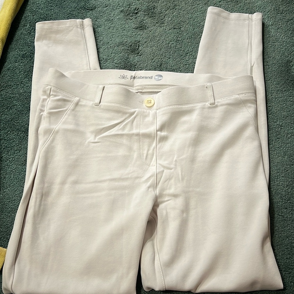 Betabrand White Skinny Pant